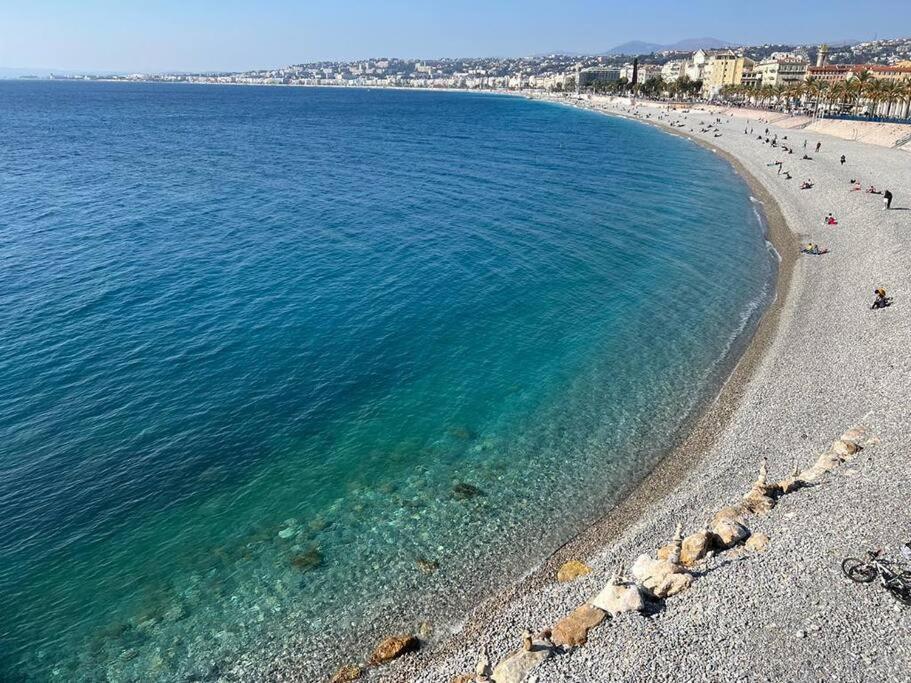 Bd Grosso Apt 4 Prs, 300M Plage, Clim, Parking Nice Dış mekan fotoğraf