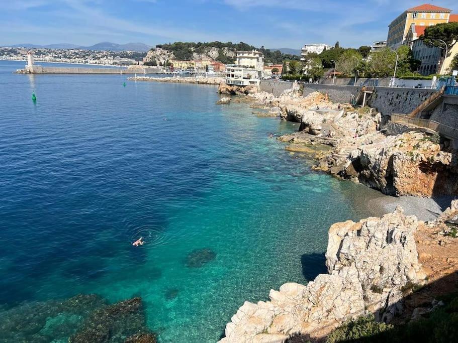 Bd Grosso Apt 4 Prs, 300M Plage, Clim, Parking Nice Dış mekan fotoğraf